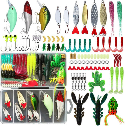 Kit Accesorios D/pesca Lasocuhoo Señuelos D/rana Topwater/+ 0