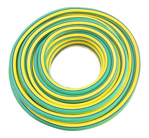 Reinforced Tricolor Green and Yellow Hose 1" x 50 Meters 0