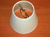White Conical Lampshade 9-14/12 cm Height 5