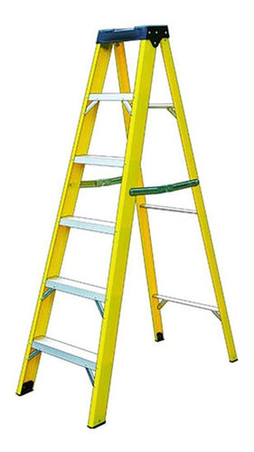 Fema Foldable Fiberglass Ladder 182 Cm 150 Kg 7 Steps 0