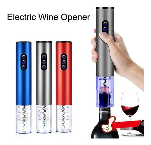 Electric Wine Opener Corkscrew Bottle Opener Elegant Dinner Easy 4