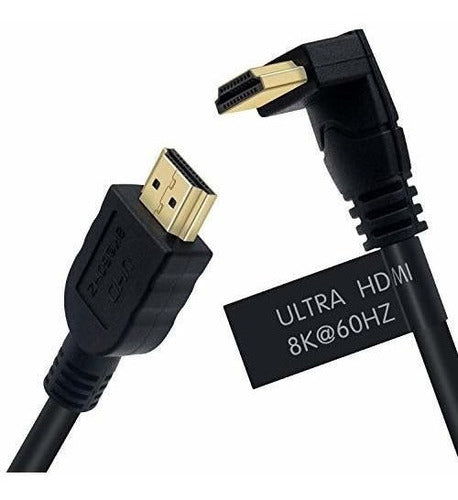 Cable Hdmi 2.1 8k 60cm 90 Grados Poyiccot -v3 0