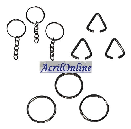 Acrilonline 150 Round Acrylic Keychain Without Chain 4