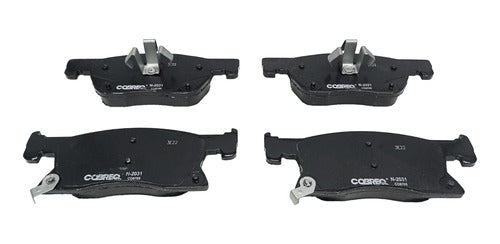 Cobreq Brake Pad Kit for Chevrolet Cruze 1.4 1