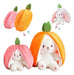 Strawberry-Carrot Kawaii Rabbit Plush Toy 4