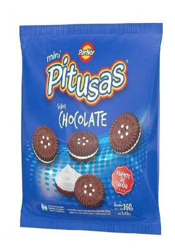 Mini Pitusas Chocolate Cookies 160g 0