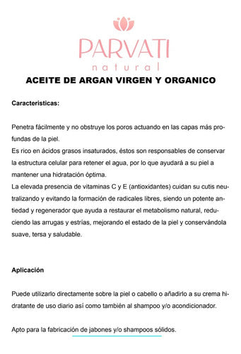 Organic Virgin Argan Oil 1L 1