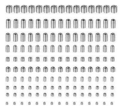 200pcs Mixed Stainless Steel Allen Head Socket Hexagon 4