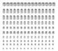 200pcs Mixed Stainless Steel Allen Head Socket Hexagon 4