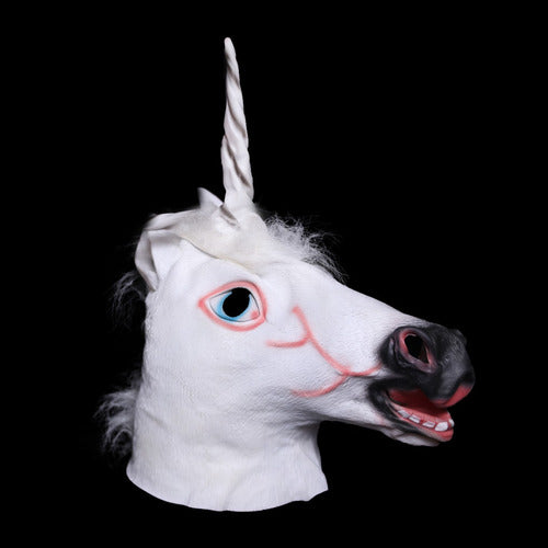 Unicorn Halloween Latex Mask Costume Party Fun 5