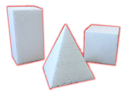 Geometric Shapes Styrofoam Kit 3-Piece Set 0