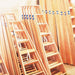 Escalera De Madera Salinga De 4 Escalones Modelo Pintor Ryf 3