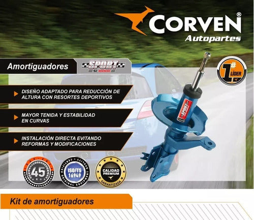 Corven Par Amortiguadores Deportivos - Ford Escort Tras 1