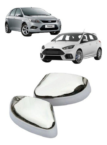 DH Kit Cubre Espejos Cromados Ford Focus 2 3 Mondeo (x2 Unid) 0