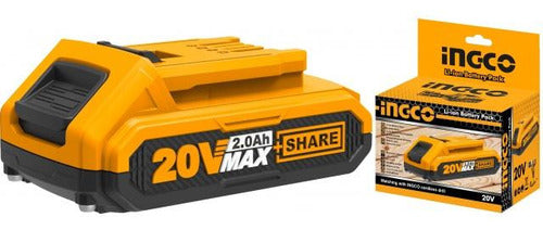 Ingco 2.0 Ah 20V Battery for Multiple Ingco Tools 1