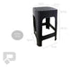 POO X5 Stackable Plastic Rattan-like Stools 3