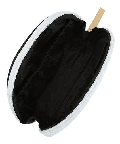 Negro + Blanco Cosméticas Halfmoon Maquillaje Bolso Neceser 3