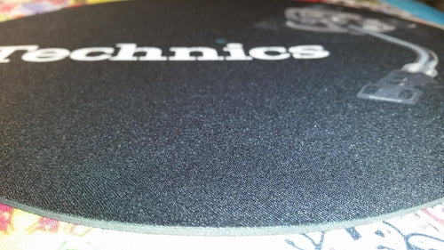 DJPROAUDIO 1 Technics Brazo Slipmat Paño Para Bandejas Latex Lo Mejor 2