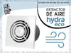 Extractor Aire Hydra Nuevo Bano Cocina 150 Mm Calidad Techo 1