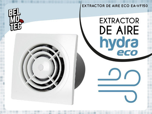 Extractor Aire Hydra Nuevo Bano Cocina 150 Mm Calidad Techo 1