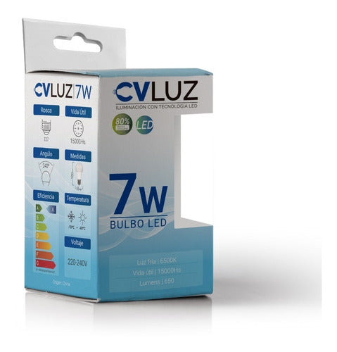 Cvluz Led Bulb 7W 220V E27 Cold Pack Reseller X100 2