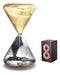 Semedoyo 30 Minute Gray/Champagne Triangular Sand Timer 0