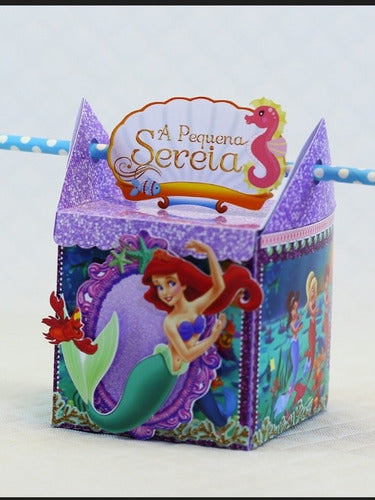 10 Little Mermaid Ariel 3D Boxes 0