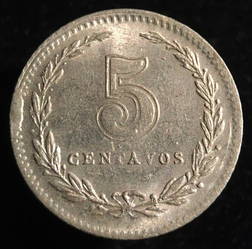 Argentina, 5 Centavos, 1940. Cj#170. Sin Circular 1