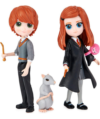 Harry Potter Wizarding World Ginny and Ron Weasley Doll Set 4