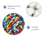 SMILY PETS Tug Toy Rope Ball Rubber for Medium Dogs 5