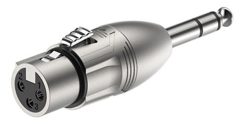 Roxtone RA3XFJM 6.3mm Stereo Male to XLR Female Adapter Plug 5
