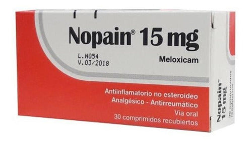 Efa S.A. Nopain 15 Mg 30 Comprimidos | Meloxicam 0