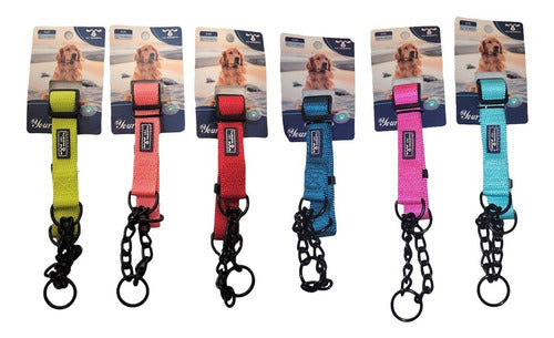 Lili Mascotas Collar Para Perro Medio Ahorque De Cinta Chico 28 A 36 Cm 0