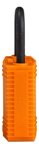 Candado De Bloqueo Brady Safekey - Nylon - Naranja - Grillet 2