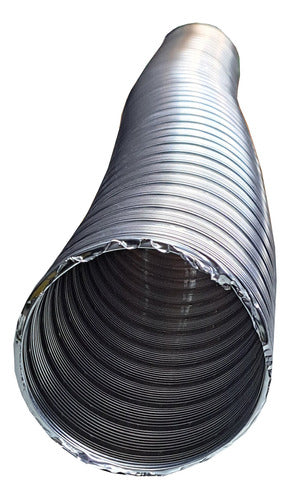 ZSF Caño Corrugado Flexible Aluminio Ø 5'' Extensible A 2 Mts 1