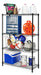 DecoTeam Multi-Purpose Metal Rack with 4 Adjustable Shelves 0