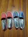 China Beautiful Flat Shoes 36 Red Christmas and Silver (2 Pairs) 1