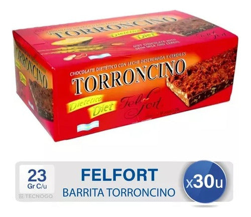 Felfort Torroncino Cereal Bar Box X30 Units 0