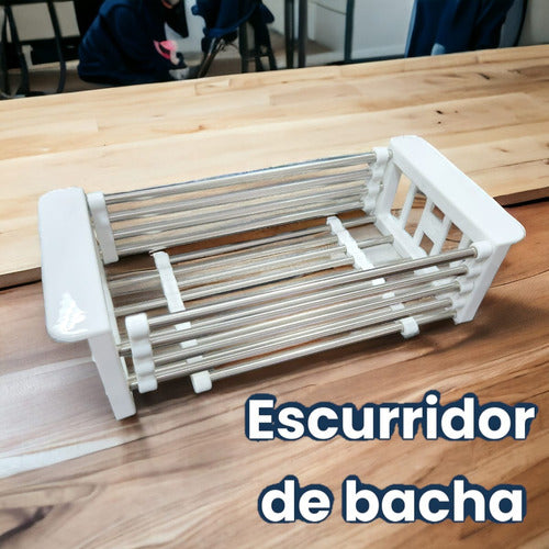 Secaplatos Extensible Para Bacha Escurridor Verdura Puerto 5 1