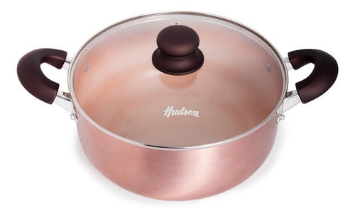 Hudson Non-Stick Ceramic Casserole Pot 24cm 0