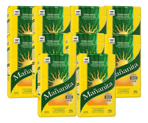 Yerba Mañanita 4 Flex 500 Gr X 10 Unidades 0