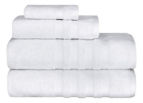 Towels Beyond - 4 Luxury Cotton and Silk Modal Bath Towels 1