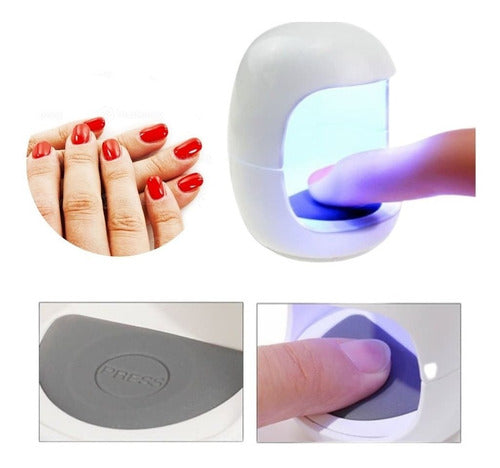 Paris Night Mini UV/LED 3W USB Nail Lamp 0