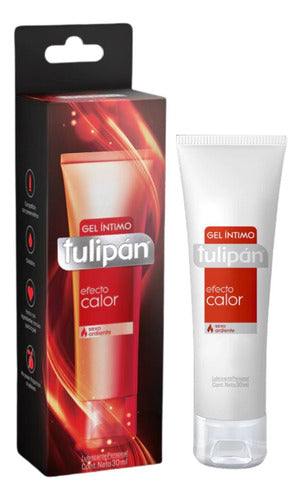 Tulipán Condom Pack with Warming Lubricant Gel 30ML 7