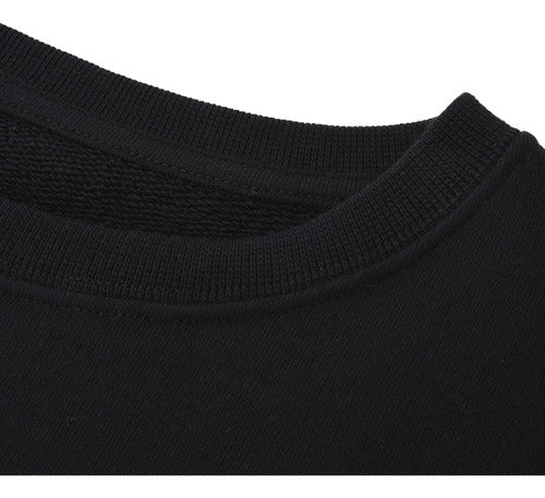 Topper Cropped Basics Women's Sweatshirt in Black | Moov 3