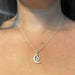 Bermond Women's Necklace with Moon and Stars Pendant in 925 Silver 1