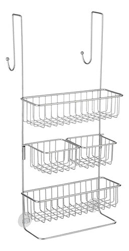 Idesign Metalo Shower Caddy, Chrome 0