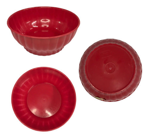 Colombraro Set De Bowl Plastico Colombraro Colores Surtidos 16cm X6 1