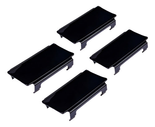 Len 4 X 6" Complement Cover Black for Straight Car Pod LED Light Bar 0