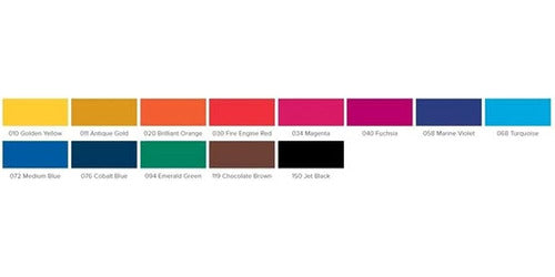 Jacquard Procion Mx Dye Color Set - Includes 13 Bottles Of 2/3 Ounce 1